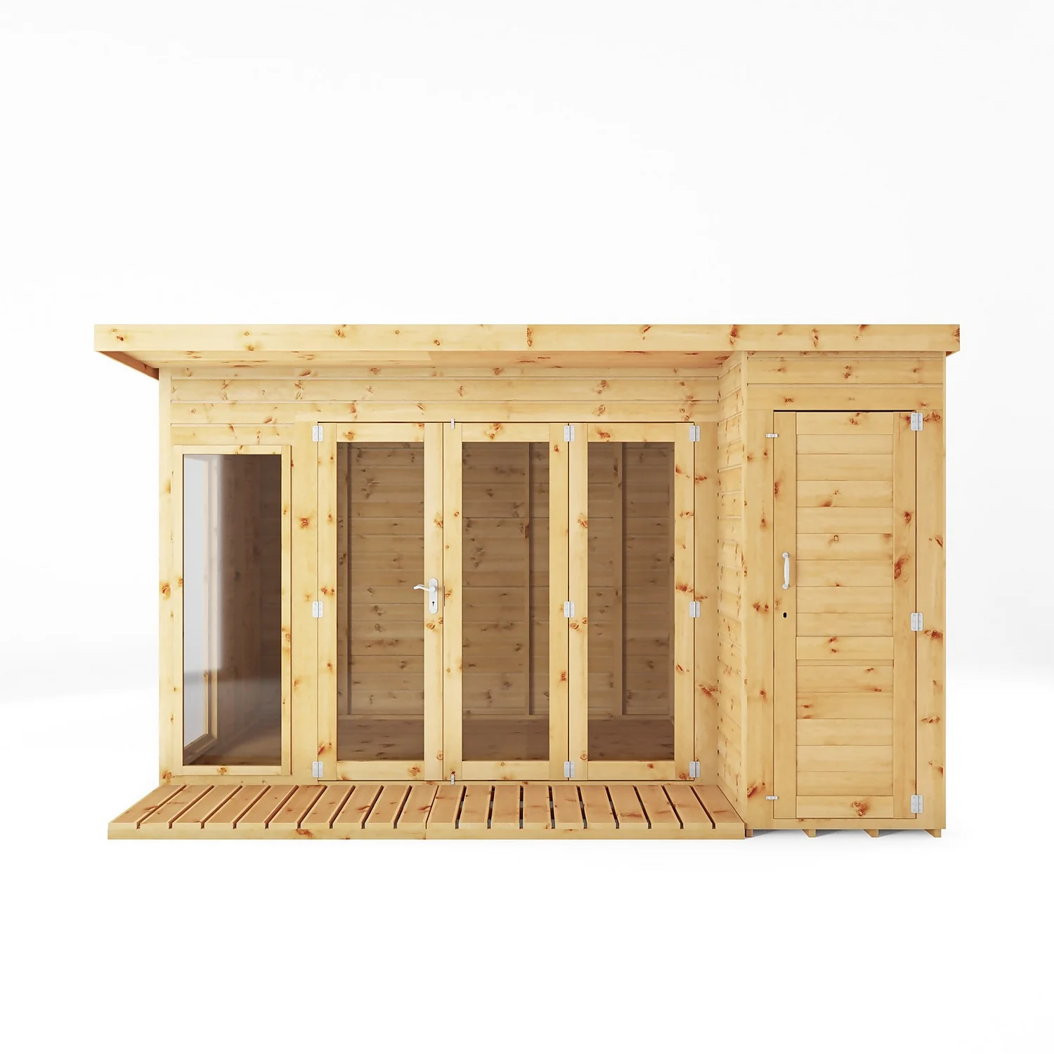 Mercia 12 X 8ft Garden Room With Side Shed - Image 3