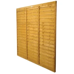 Forest Larchlap Lap 1.5m Fence Panel - Pack Of 4