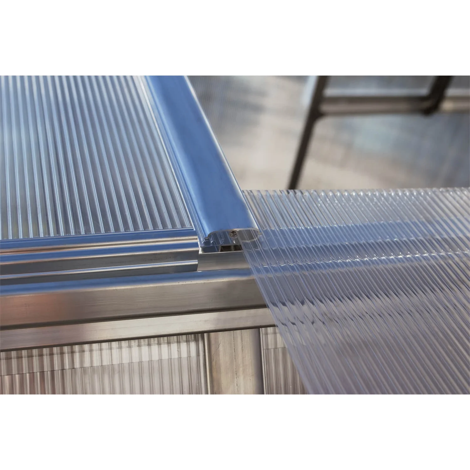 Palram 6 X 8ft Canopia Mythos Greenhouse - Silver - Image 5