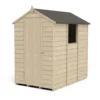 Forest 6 X 4ft Overlap Pressure Treated Apex Shed - Incl. Installation