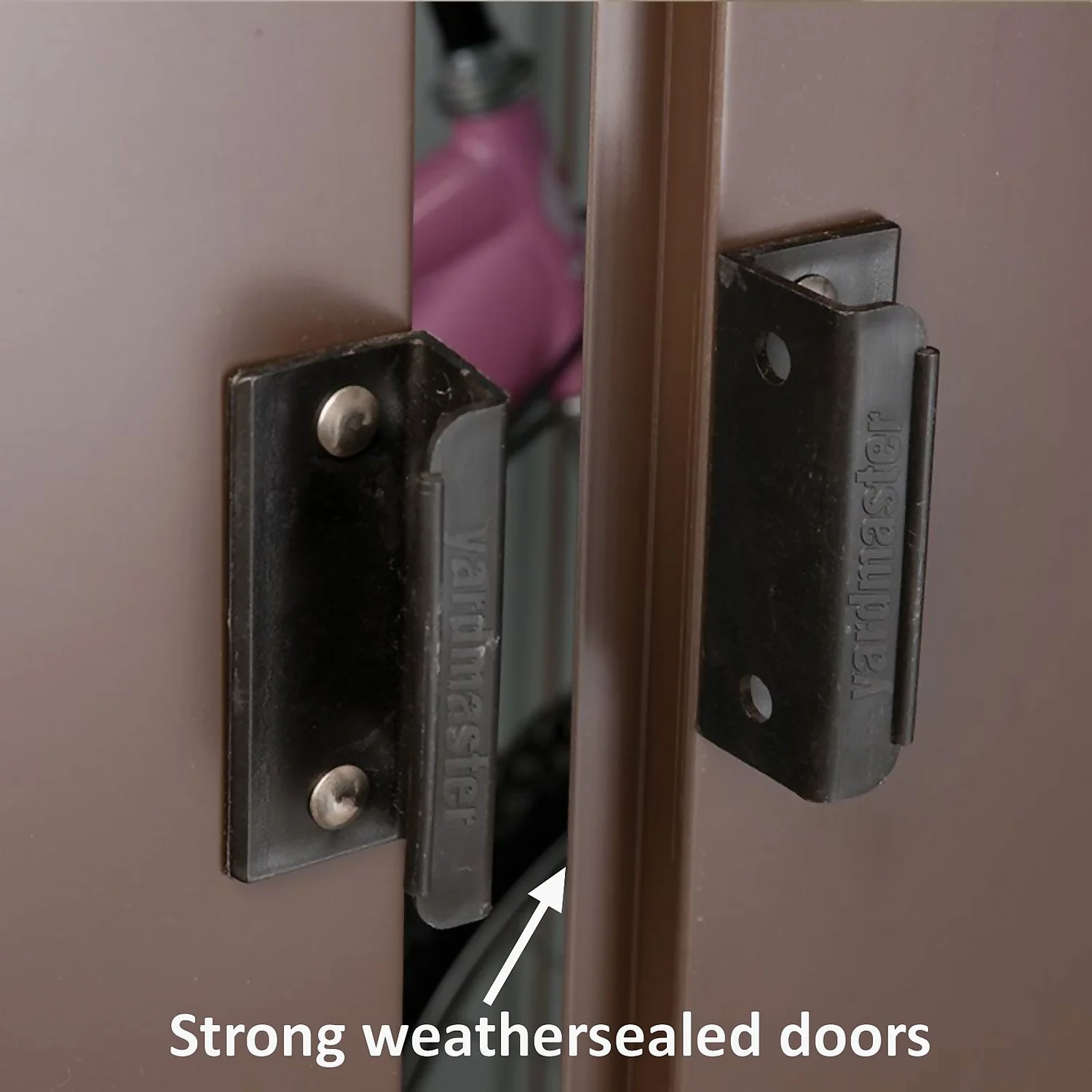 Yardmaster 10x12ft Woodgrain Metal Shed - Image 5