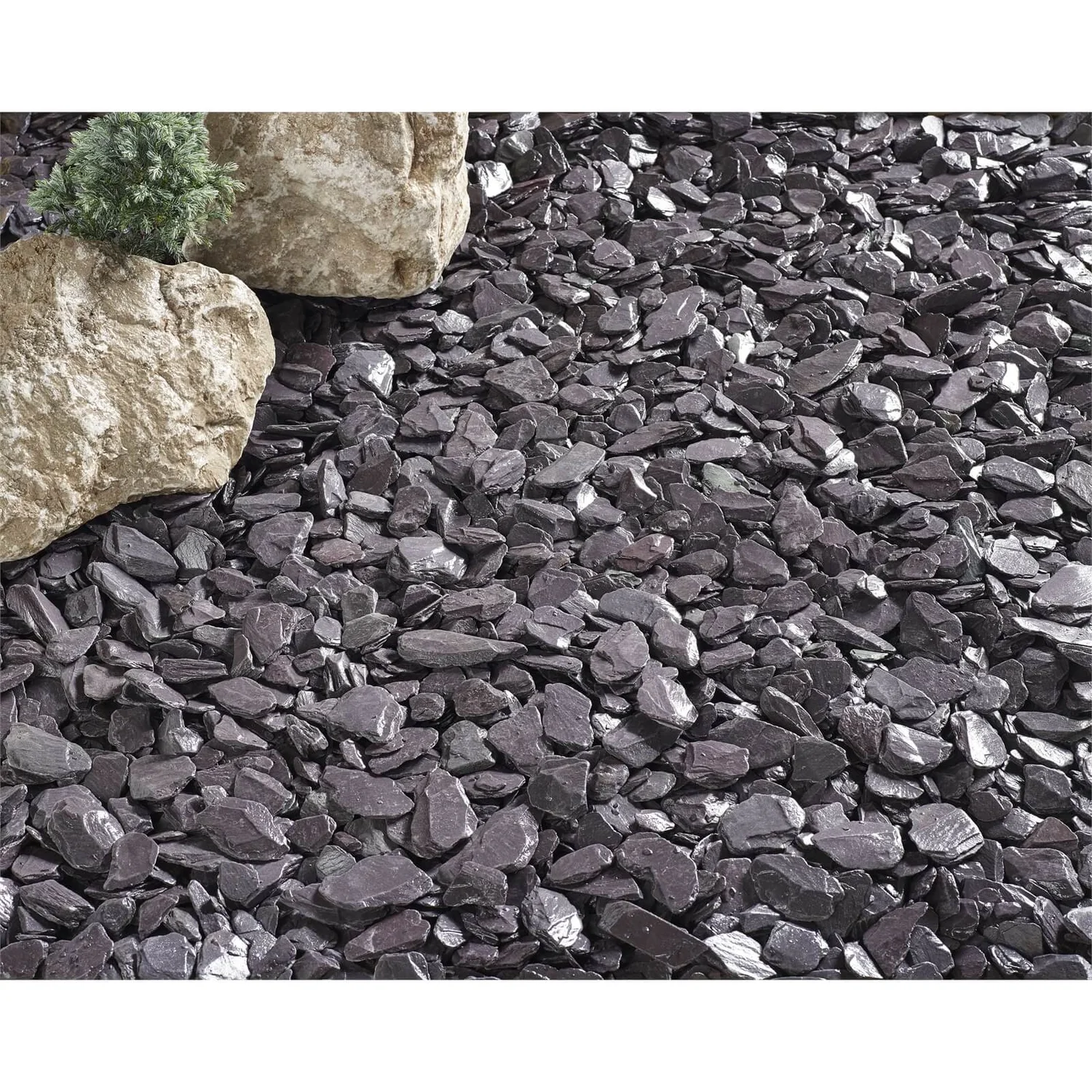Decorative Aggregates Plum Slate - 17kg - Image 2