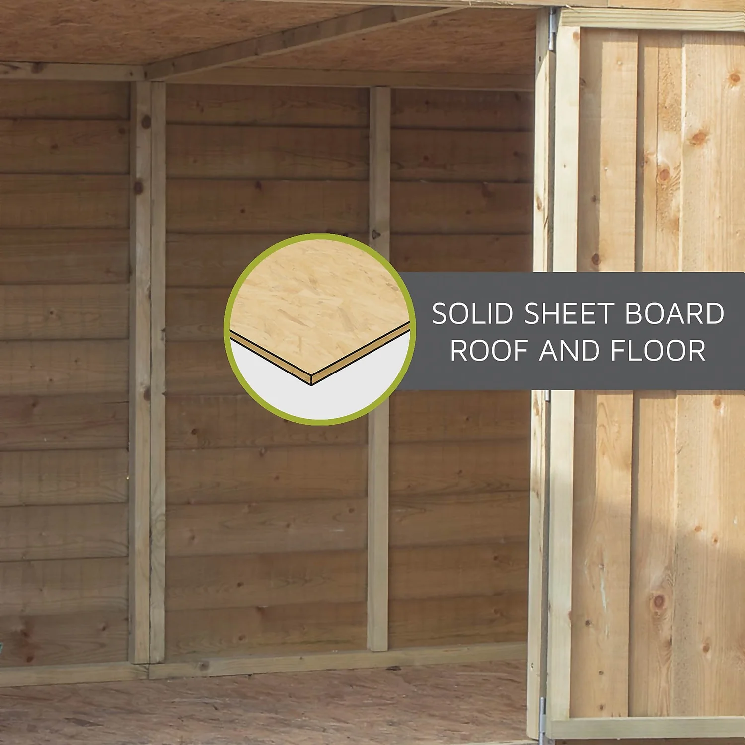 Mercia 6 X 3ft Overlap Pent Bike Shed - Incl. Installation - Image 9