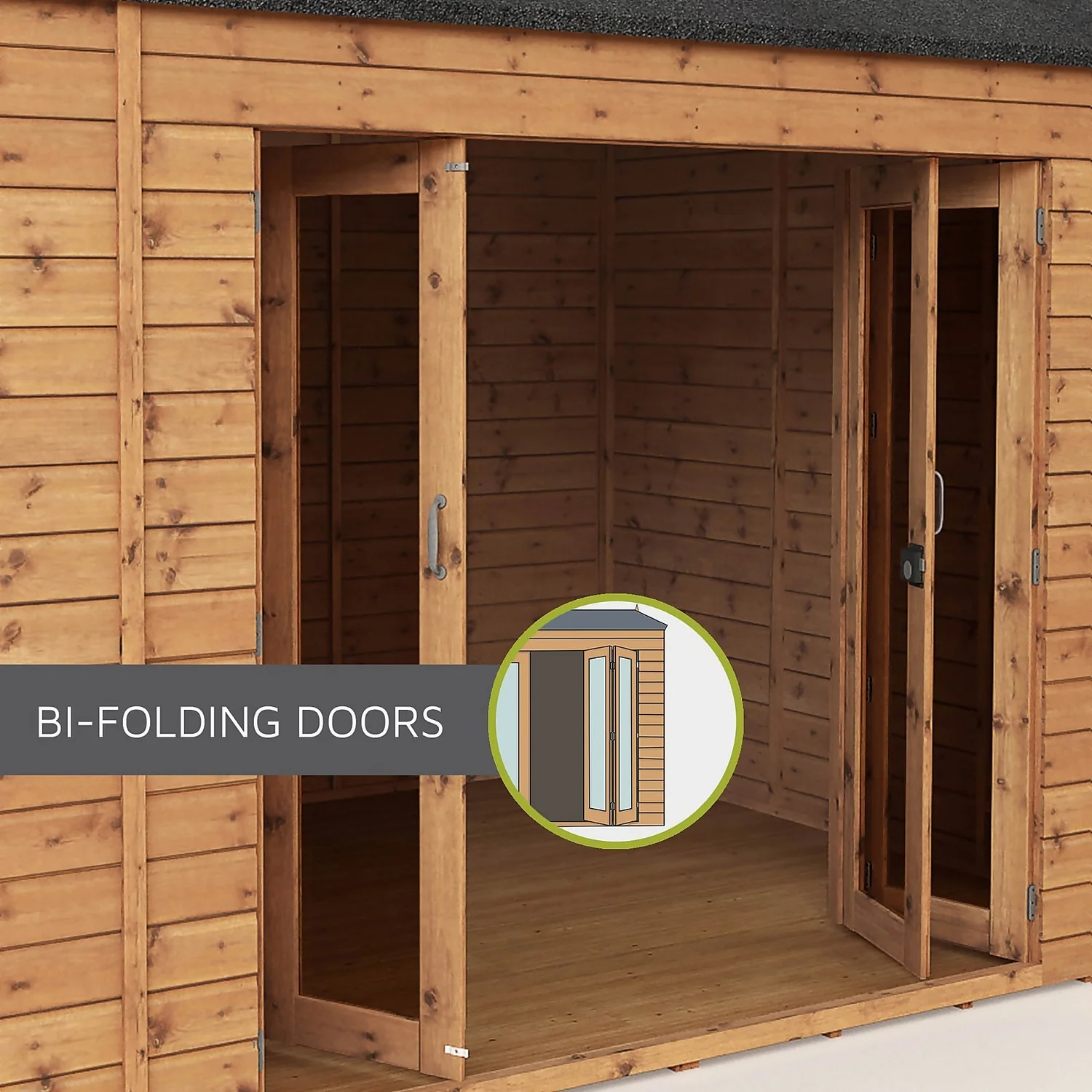 Mercia 8 X 8ft Vermont Summerhouse - Incl. Installation - Image 6