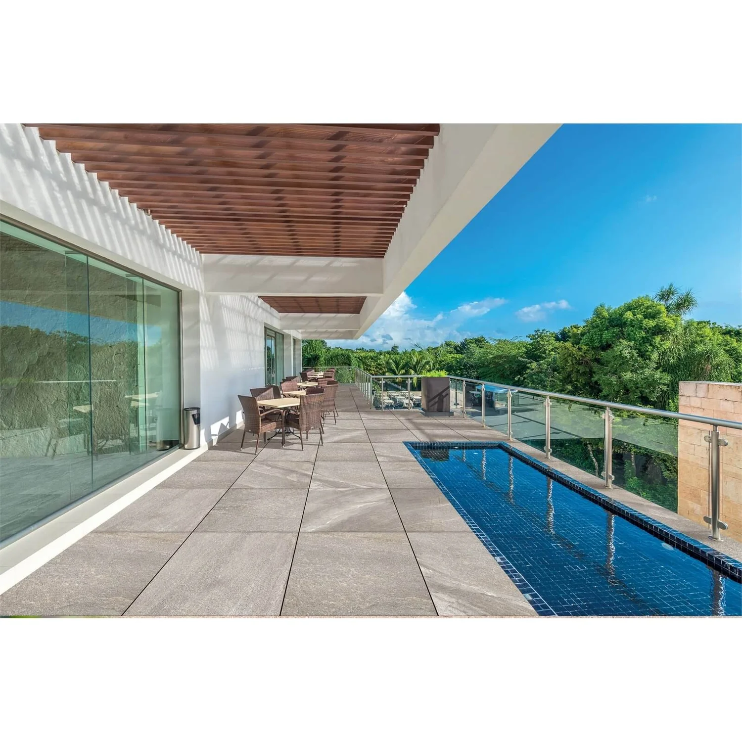 Porcelain Patio Kit 21.6m2 Dove Grey - Image 2