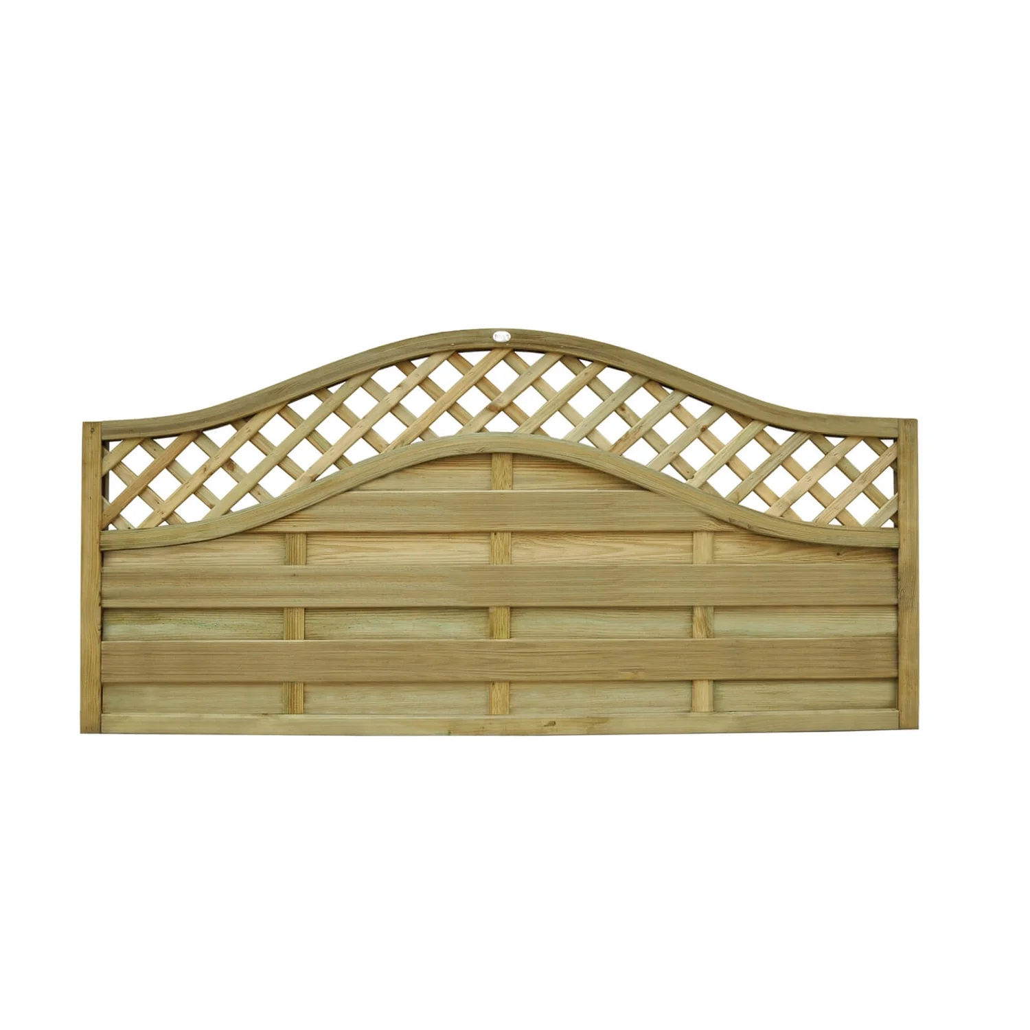 1.8m X 0.9m Pressure Treated Decorative Europa Prague Fence Panel - Pack Of 4 - Image 2