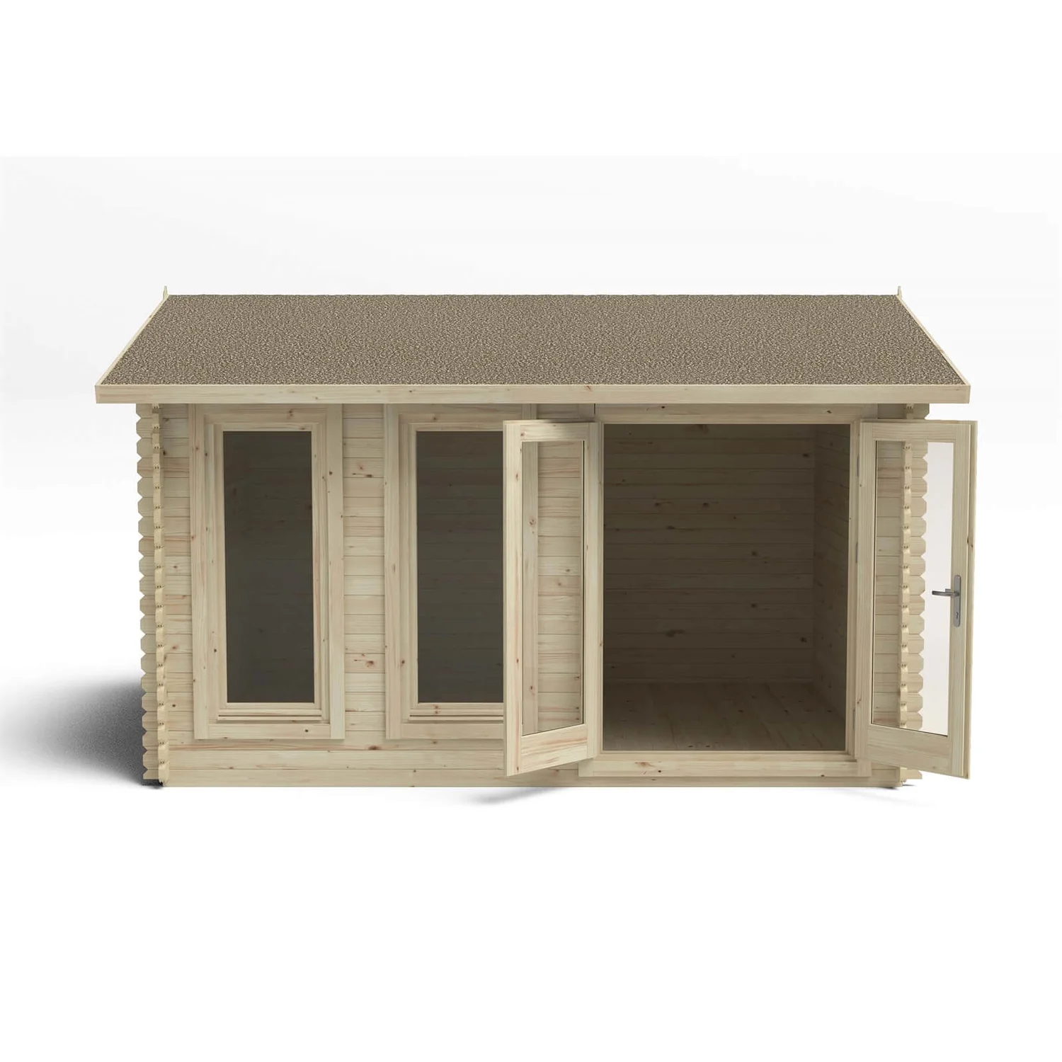 Chiltern 4.0m X 3.0m Log Cabin Double Glazed With Felt Shingles And Underlay - Image 4