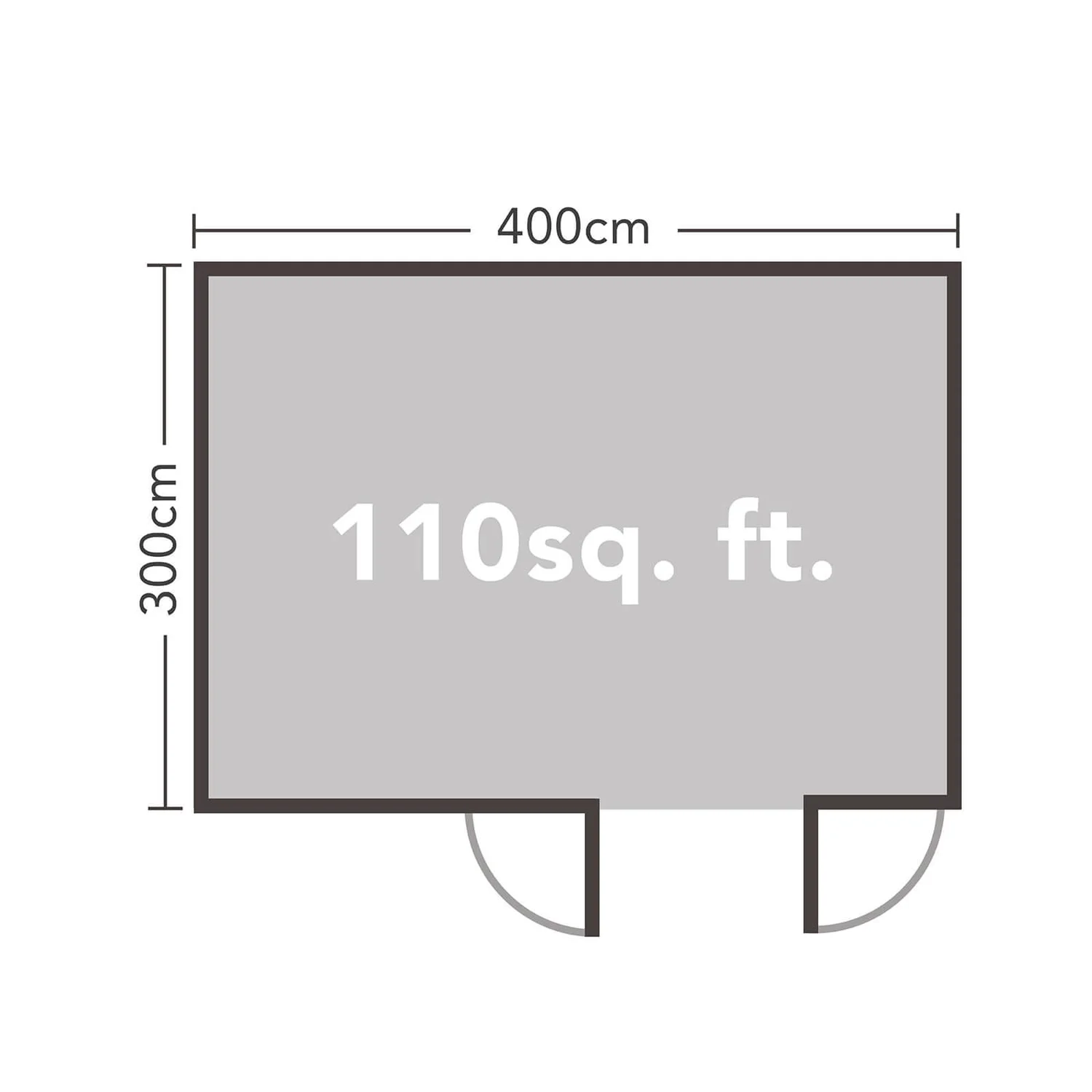 Chiltern 4.0m X 3.0m Log Cabin Double Glazed With Felt Shingles And Underlay - Image 9