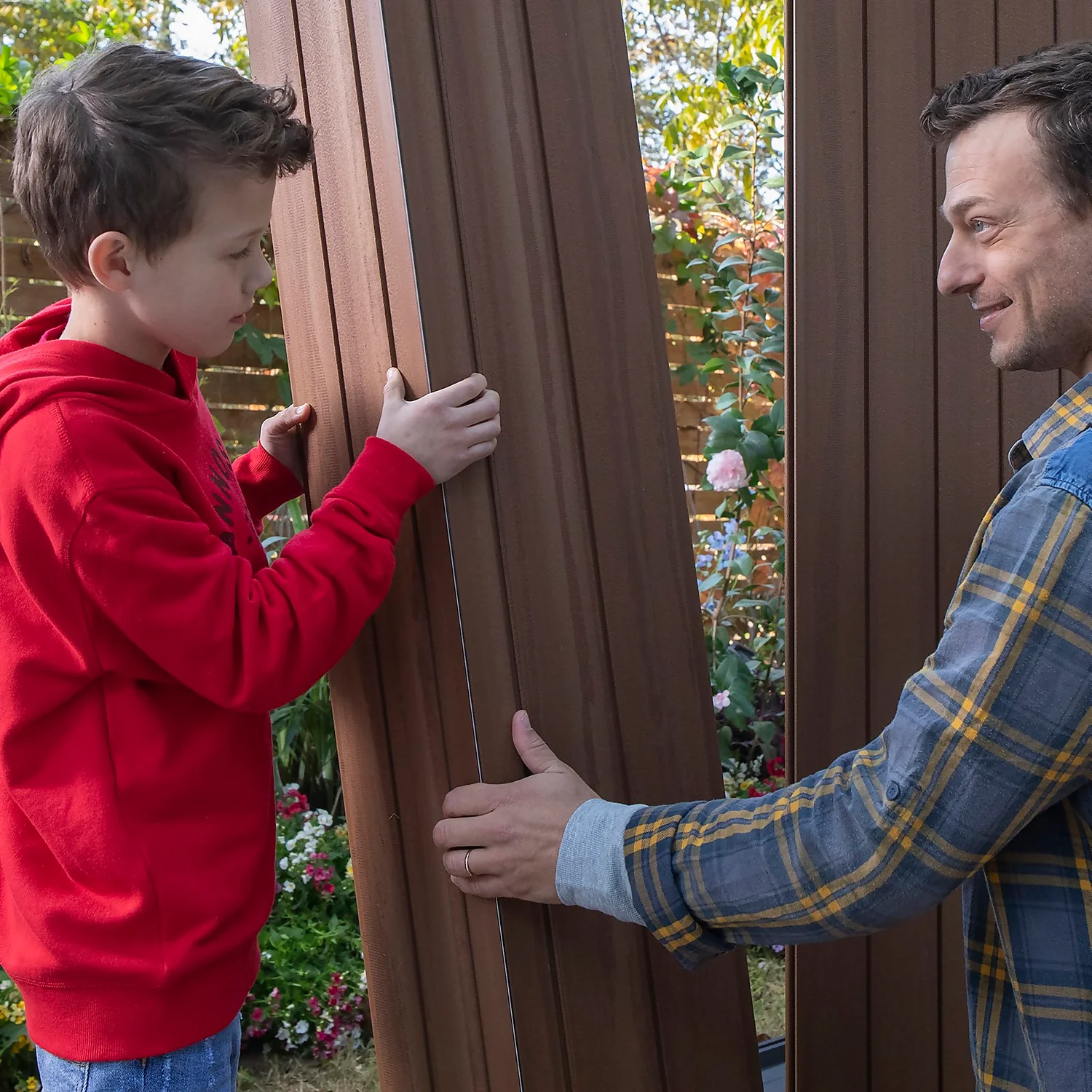 Keter Darwin 6 X 4ft Outdoor Garden Apex Storage Shed - Brown - Image 7