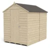 Forest 7 X 5ft Overlap Pressure Treated Apex Shed - No Window Incl. Installation