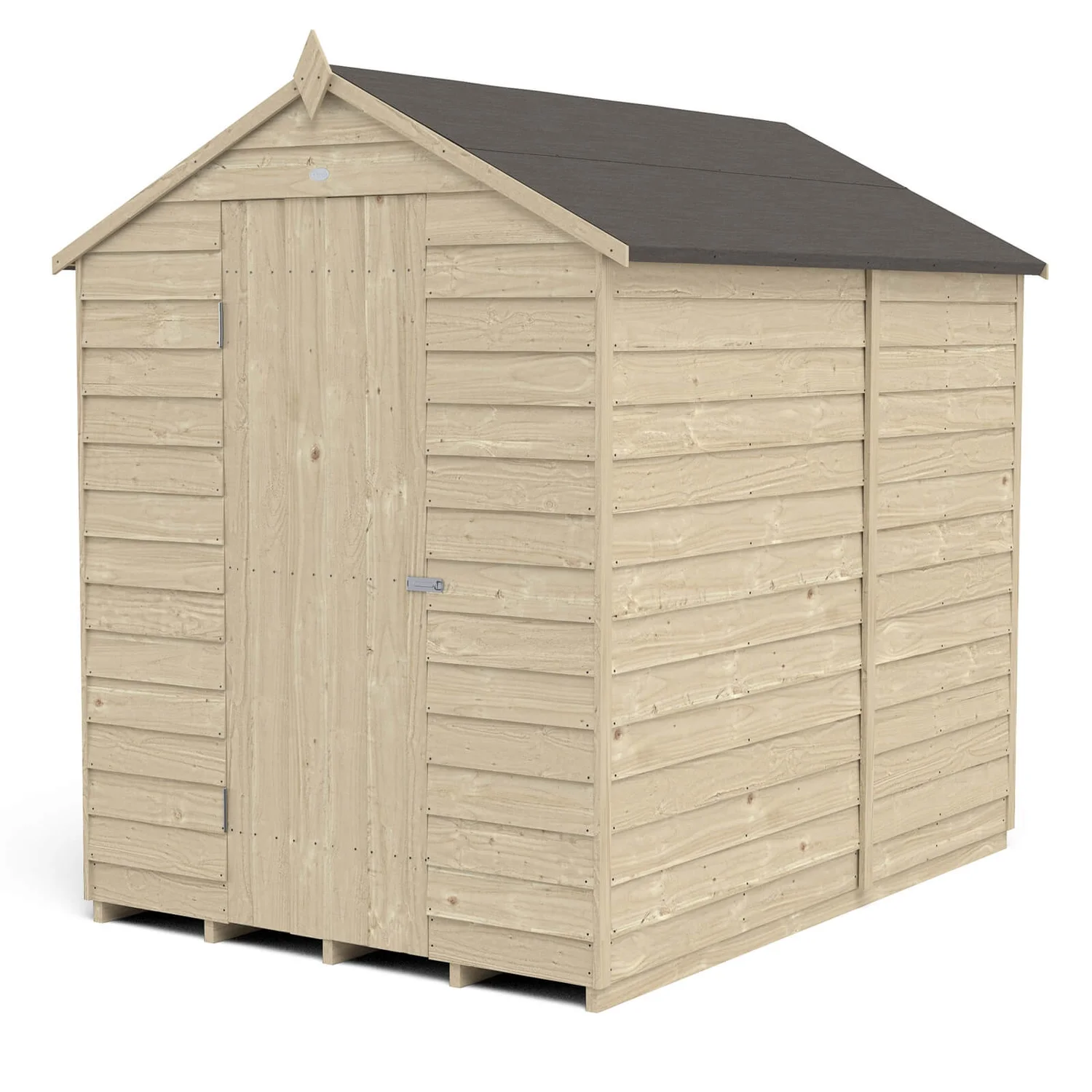 Forest 7 X 5ft Overlap Pressure Treated Apex Shed - No Window Incl. Installation