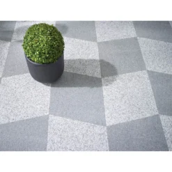Granite Diamond Paving 450 X 450mm Light Grey (Full Pack)