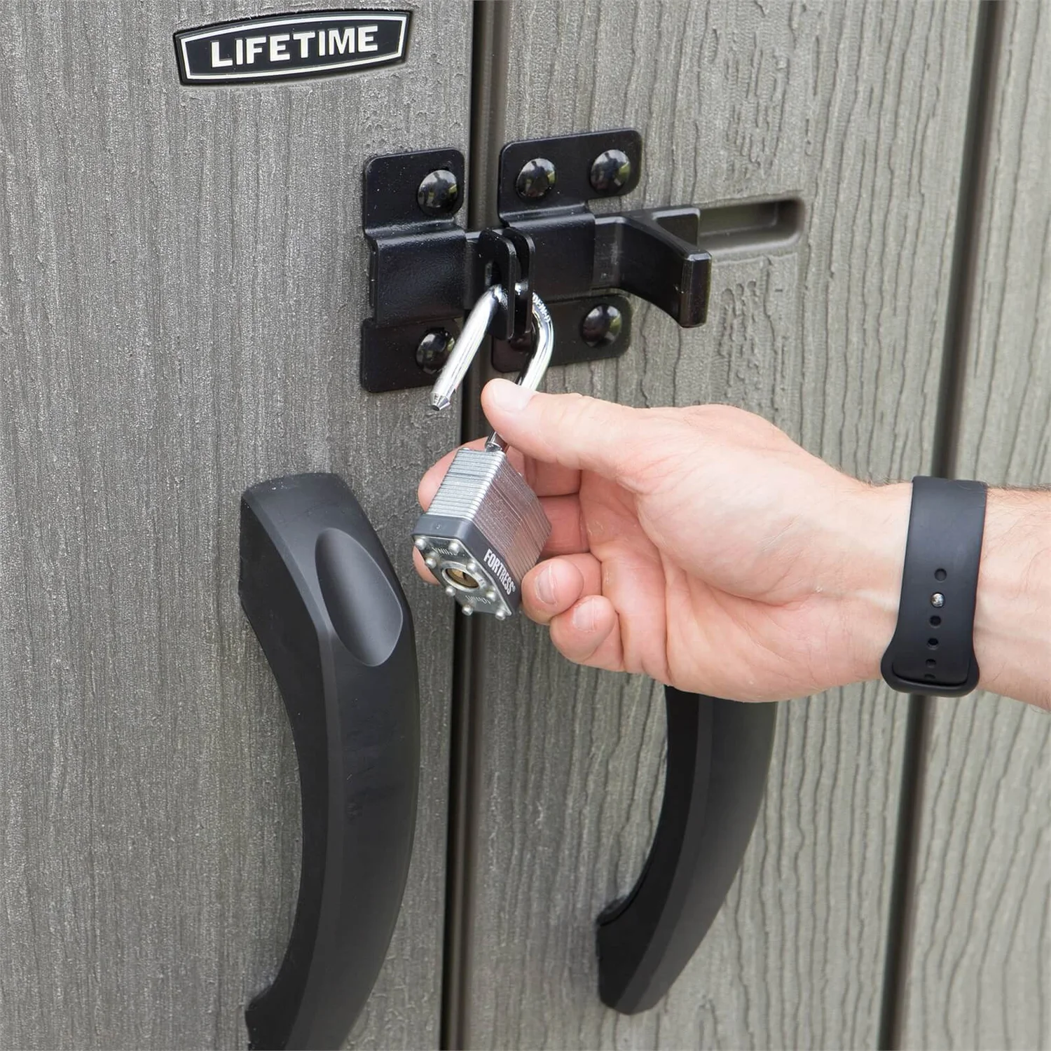 Lifetime 1500L Rough Cut Vertical Storage Cabinet - Image 9