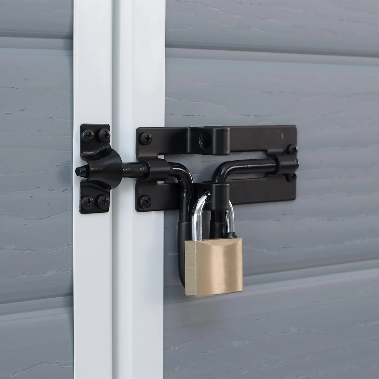 Keter Manor 6 X 5ft Outdoor Plastic Garden Storage Shed - Grey - Image 4