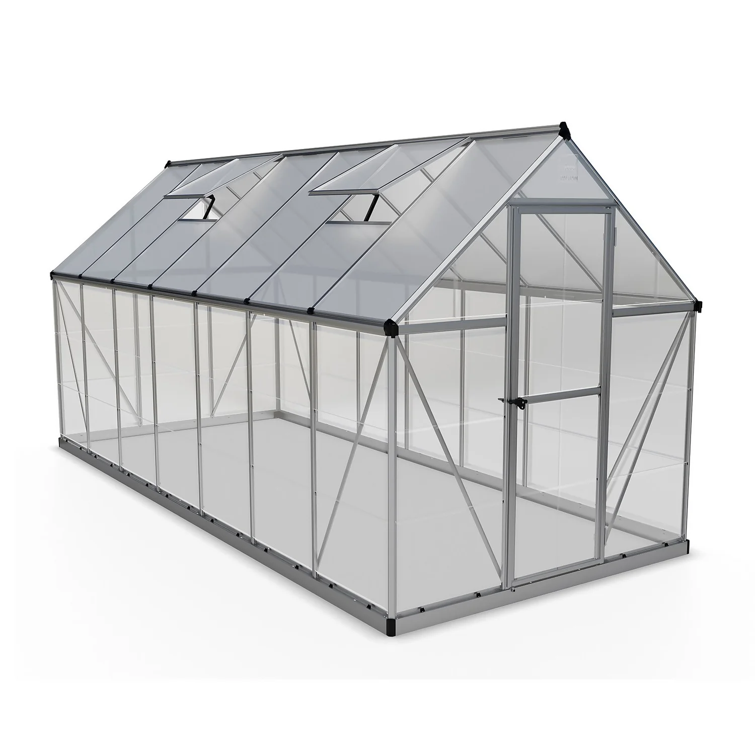 Palram Canopia Hybrid 6 X 14ft Silver Greenhouse