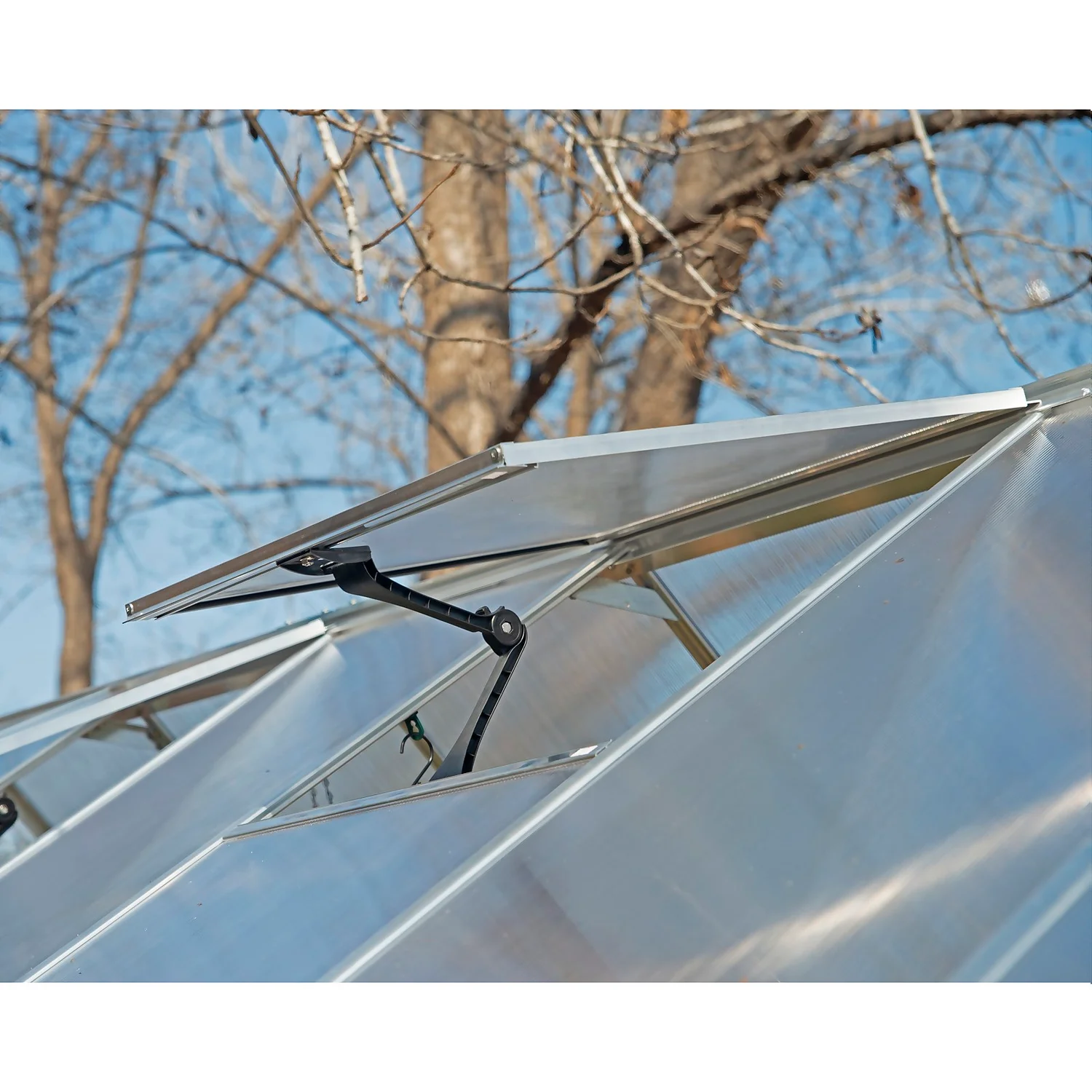 Palram Canopia Hybrid 6 X 14ft Silver Greenhouse - Image 3