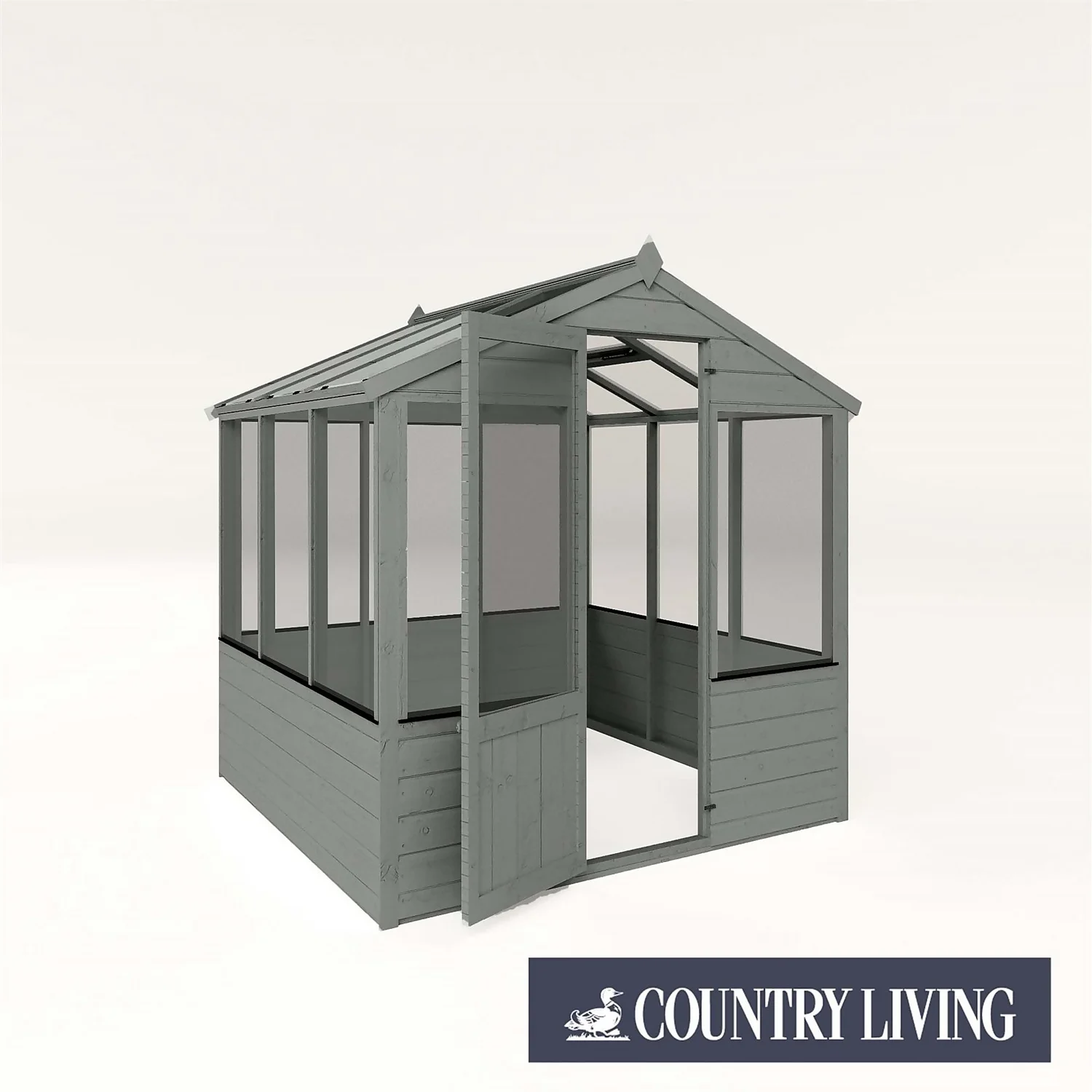 Country Living Kelham 6 X 6ft Traditional Greenhouse Painted + Installation - Thorpe Towers