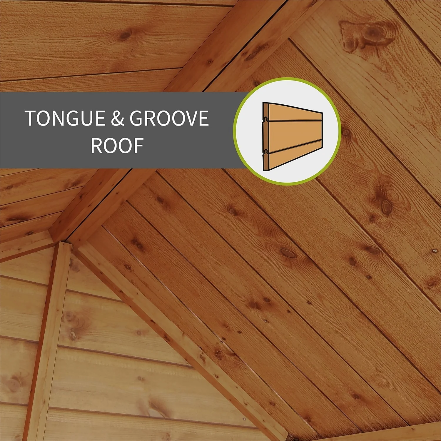 Country Living Overton 12 X 8ft Premium Garden Room Summerhouse With Side Shed Painted + Installation - Aurora Green - Image 6