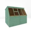 Country Living Caythorpe 8 X 6 Premium Potting Shed Painted + Installation - Aurora Green