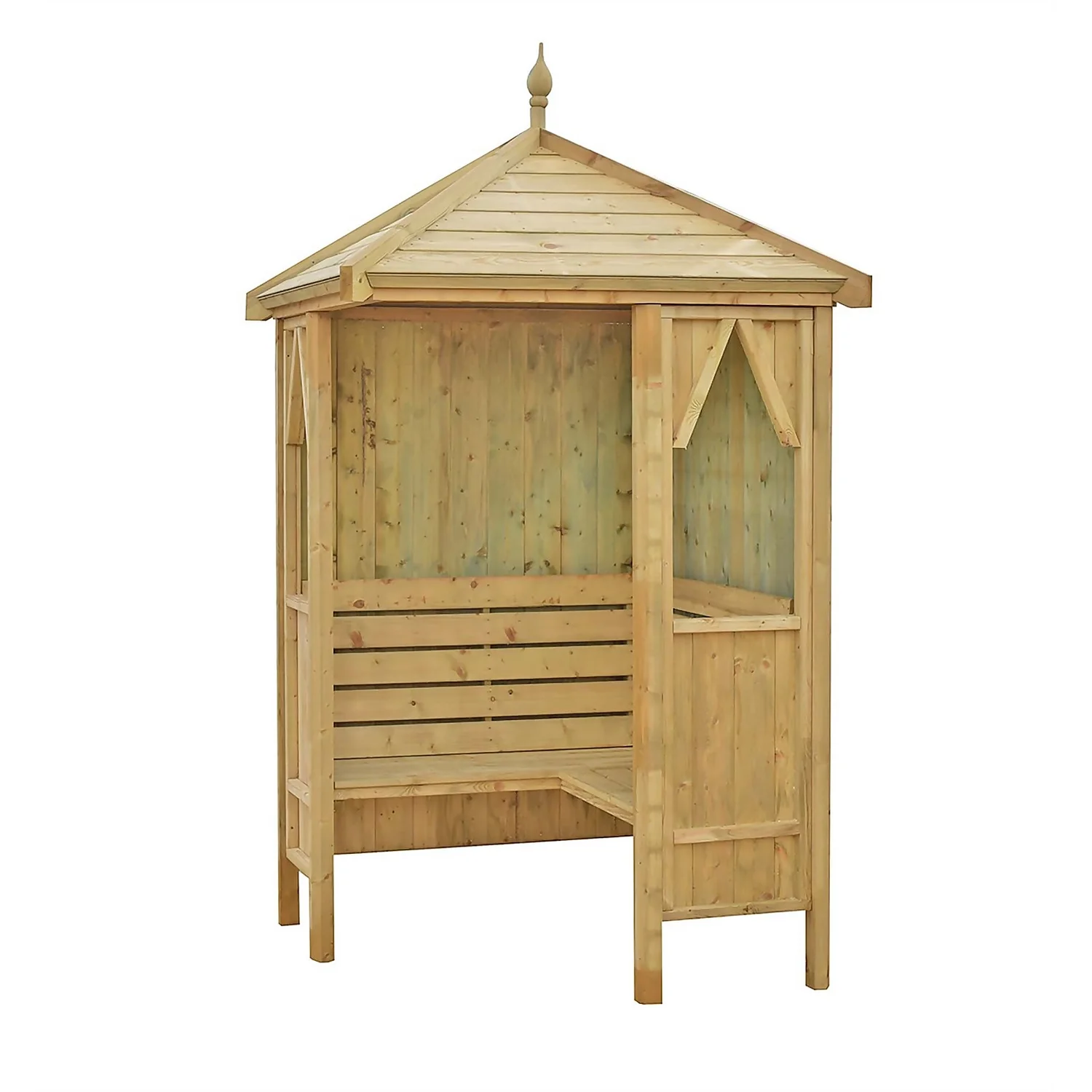 Shire Honeysuckle Corner Arbour - 4x4ft - Image 2