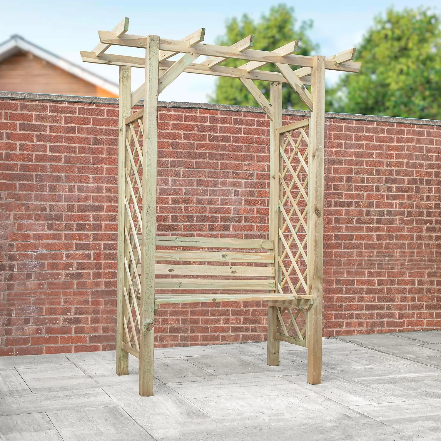 Mercia Pergola Seated Arbour - Image 3