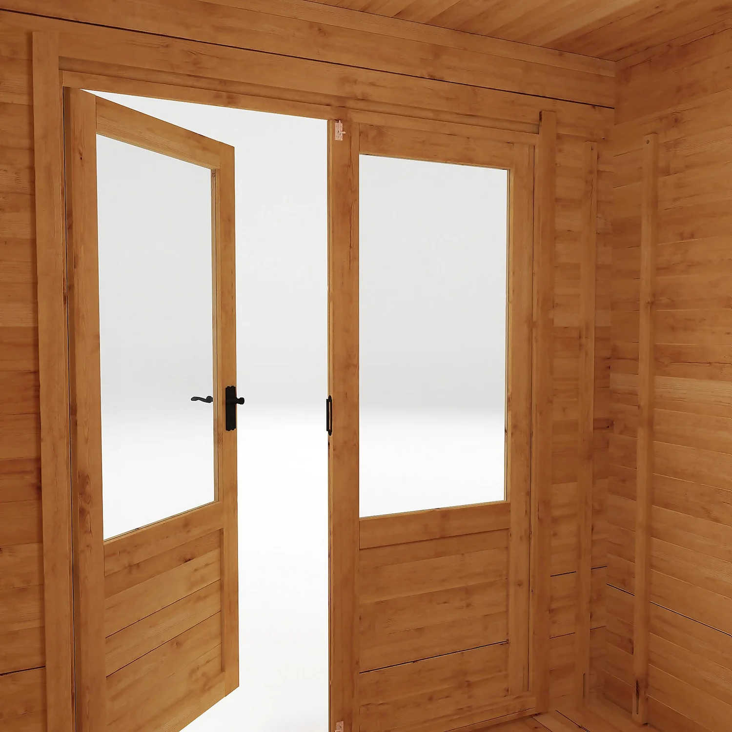 Mercia 2.4 X 2.4m 19mm Log Cabin - Image 4