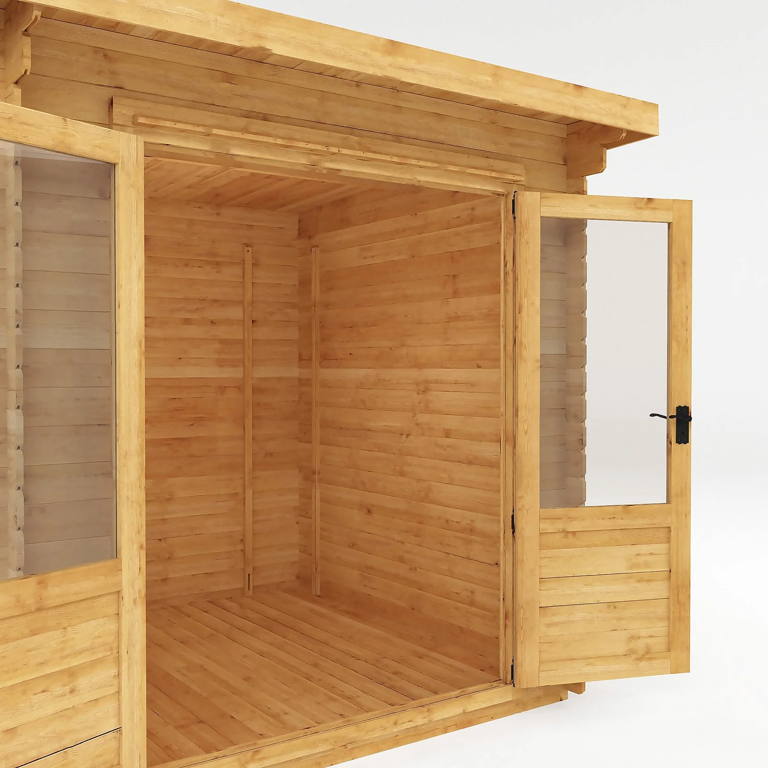 Mercia 2.4 X 2.4m 19mm Log Cabin - Image 3
