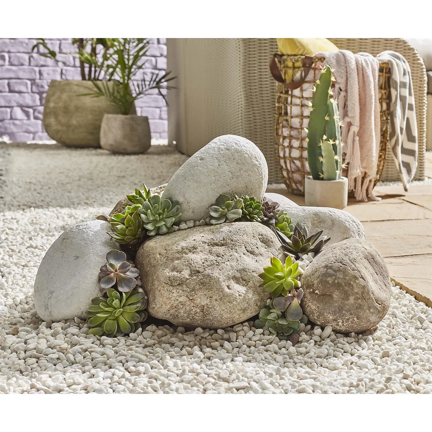 Stylish Stone Arctic White Boulders - Image 3