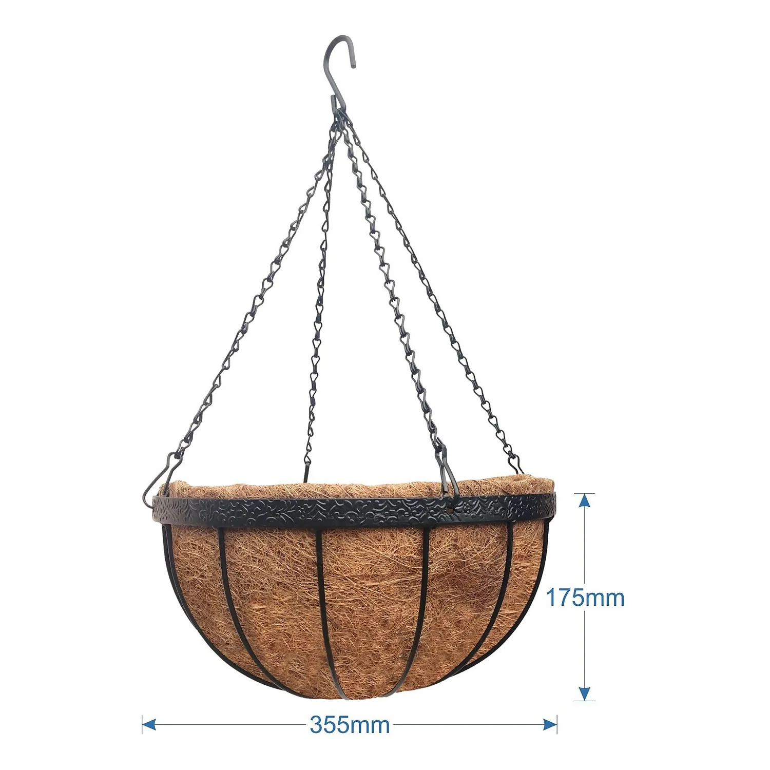 Saxon Hanging Basket - 14 Inch - Image 4