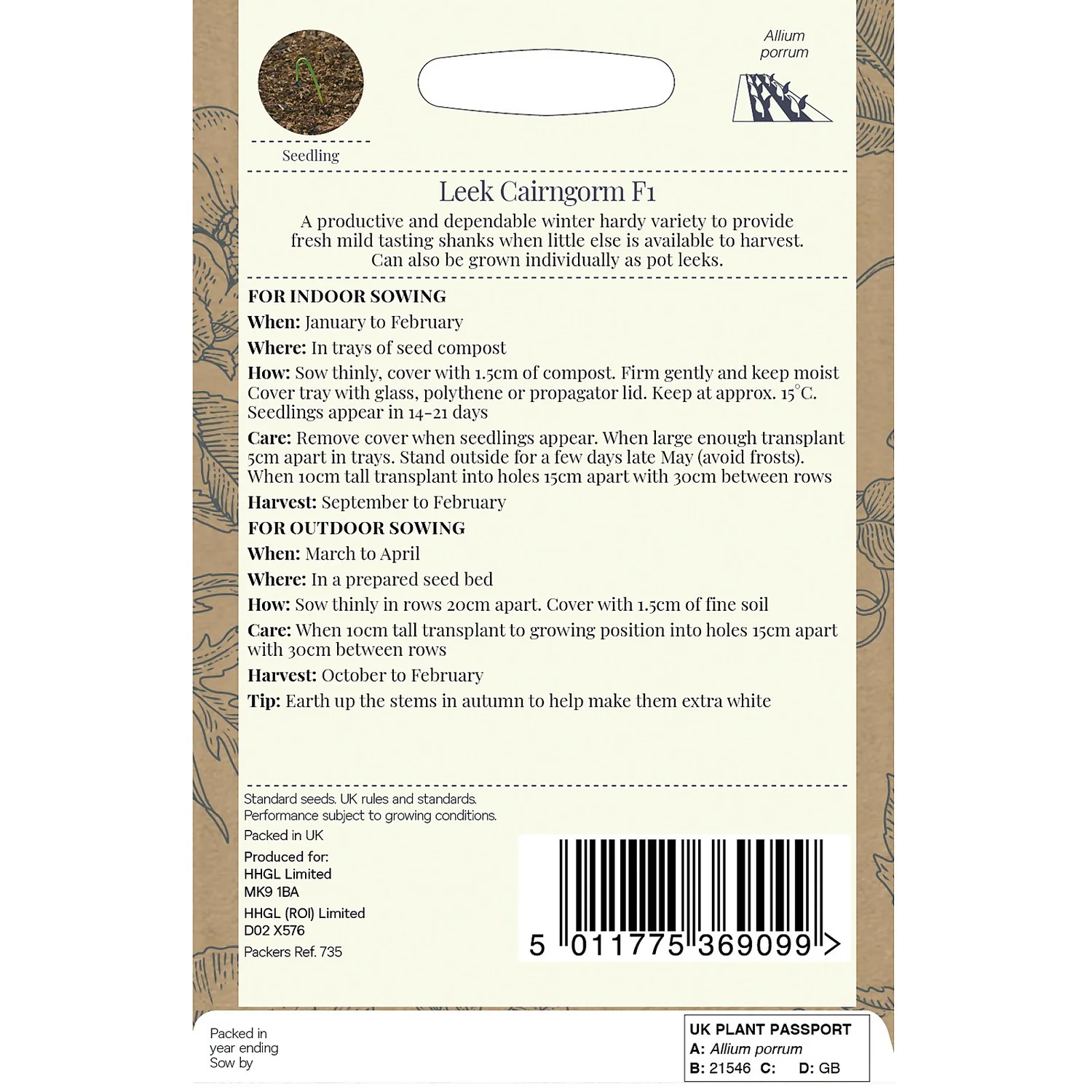 Country Living Leek Cairngorm F1 Seeds - Image 2