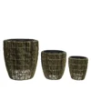 Kate Round Rattan Planter - Large