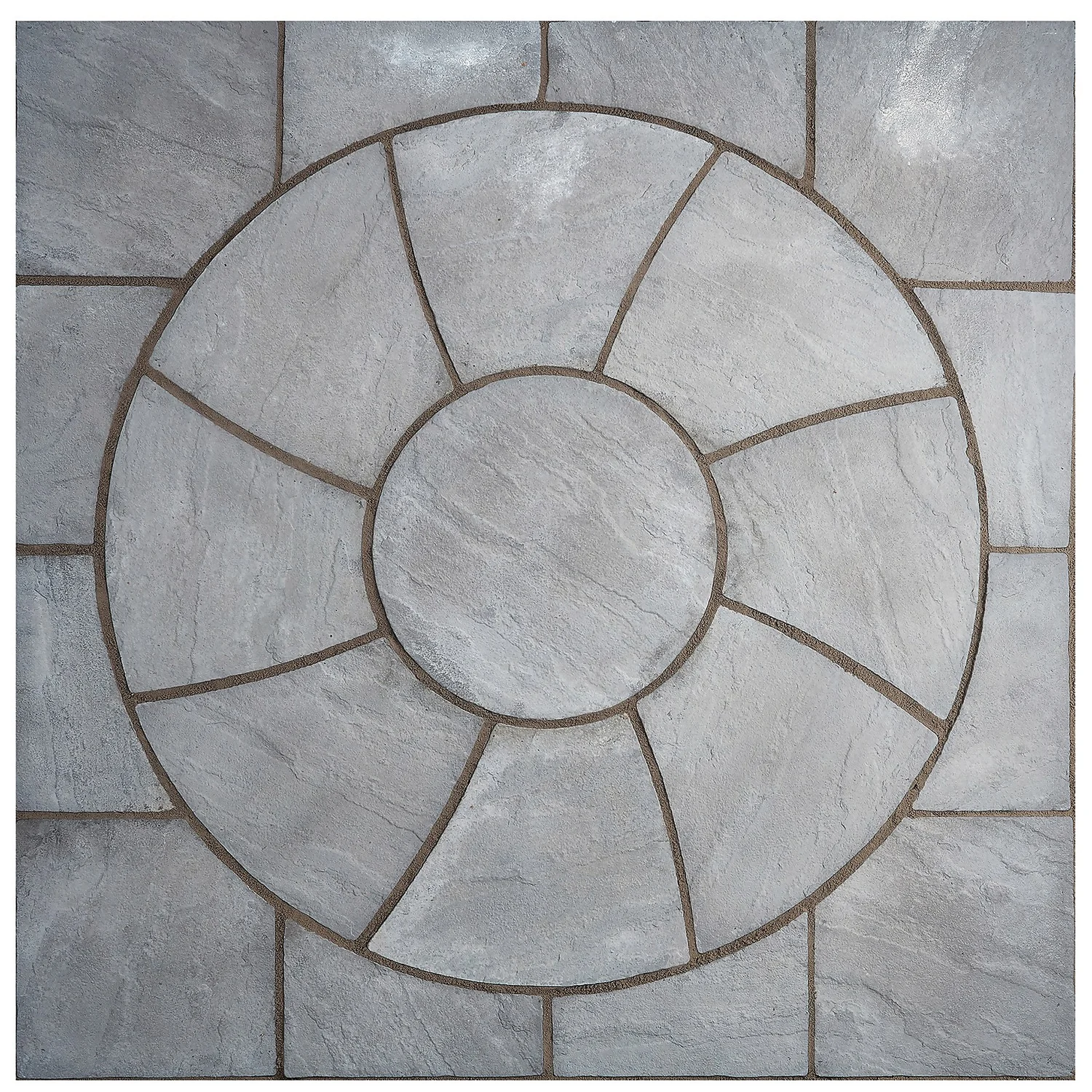 Stylish Stone Chantry Twist Circle Paving Kit 1.5m Graphite - Image 4