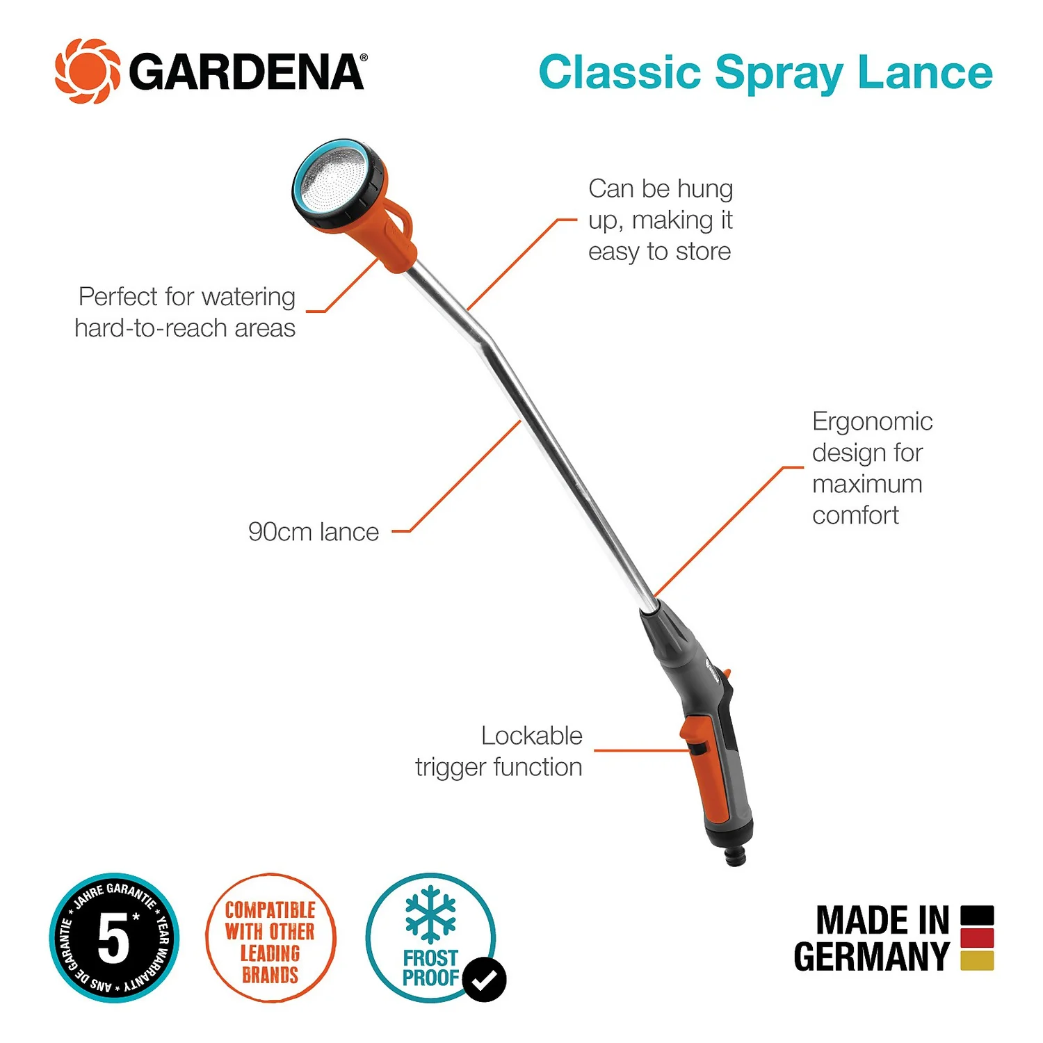 GARDENA Hanging Basket Spray Lance - Image 4
