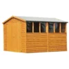 Shire 10 X 10ft Double Door Overlap Garden Shed - Including Installation