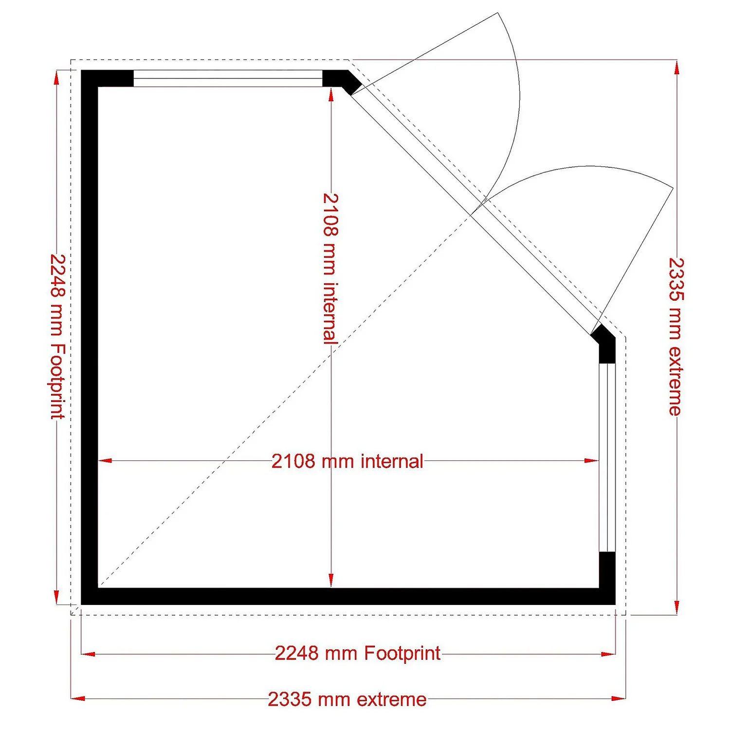 Shire 8 X 8ft Barclay Summerhouse - Including Installation - Image 6