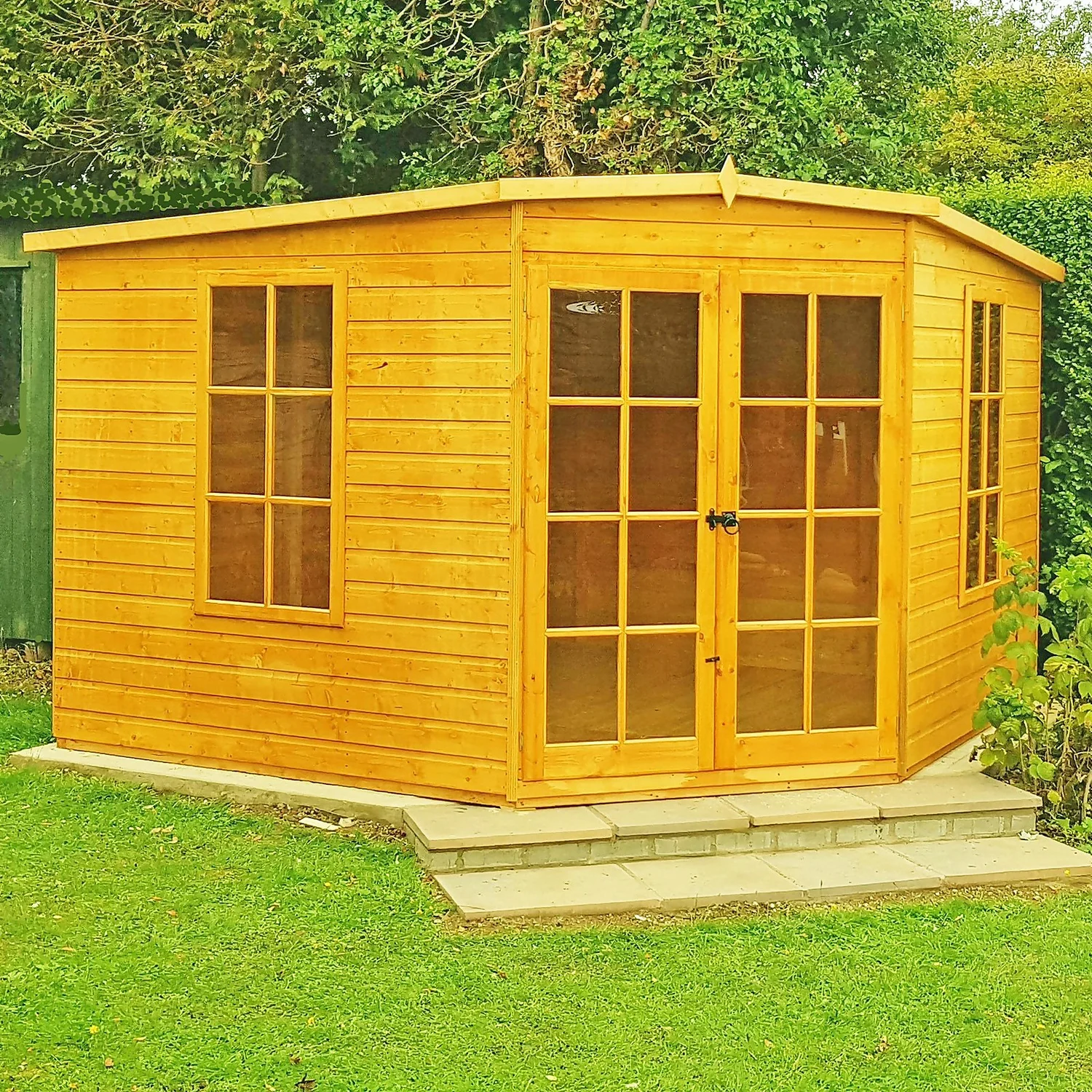 Shire 10 X 10ft Hampton Double Door Summerhouse - Including Installation - Image 2