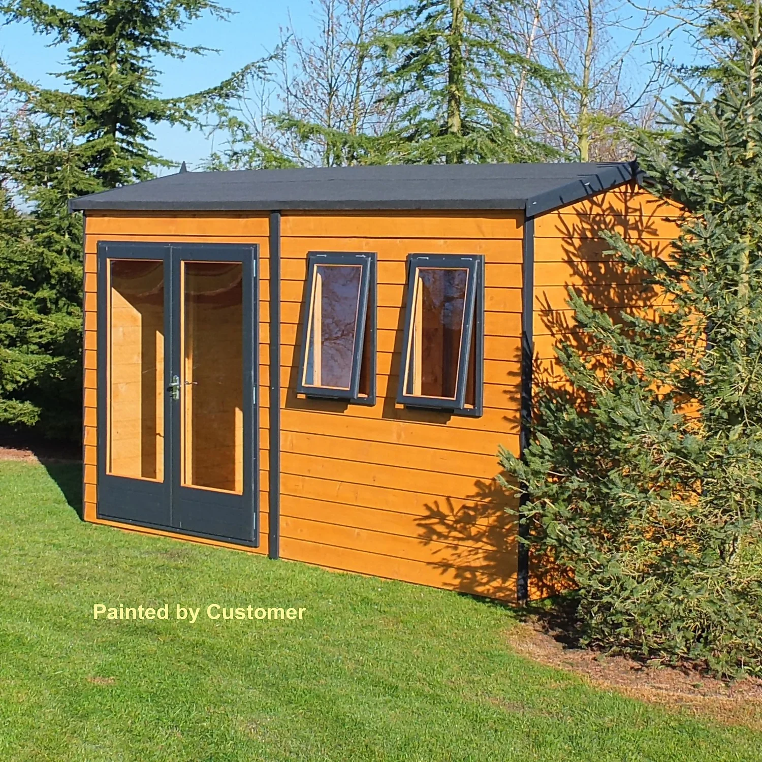 Shire 10 X 7ft Double Door Garden Office - Image 9
