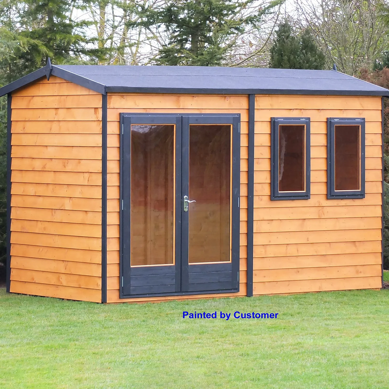 Shire 10 X 7ft Double Door Garden Office - Image 7