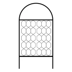 Agriframes Round Garden Screen - W 90cm X H 1.5m - Black