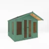 Country Living Premium Hatton 8ft X 8ft Contemporary Summerhouse Painted + Installation - Aurora Green