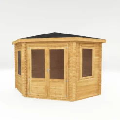 Mercia 3m X 3m Corner Log Cabin 34mm