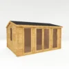 Mercia 4.5m X 3.5m Home Office Log Cabin 34mm