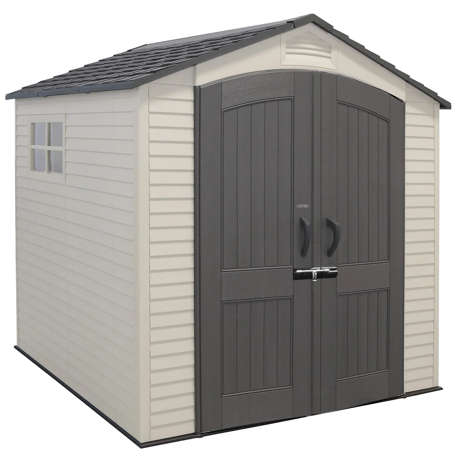 Lifetime Plastic Outdoor Storage Shed - 7x7ft
