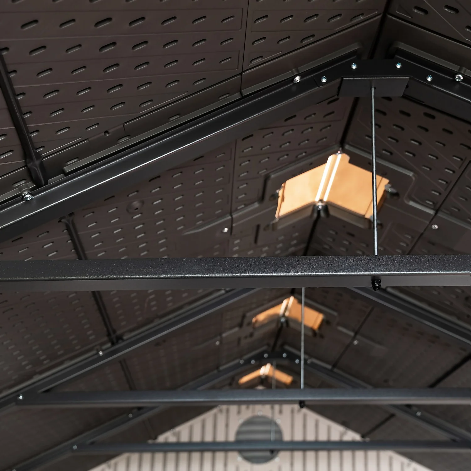 Lifetime 8x 12.5ft Plastic Outdoor Storage Shed - Installation Included - Image 7