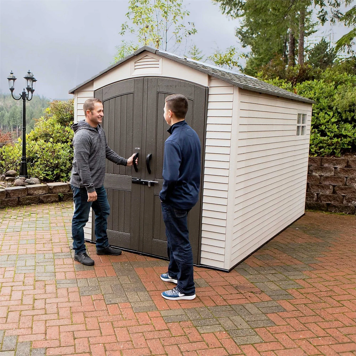 Lifetime 7 X 12ft Outdoor Storage Shed - Installation Included - Image 4