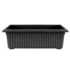 Black Trough Planter - 70cm