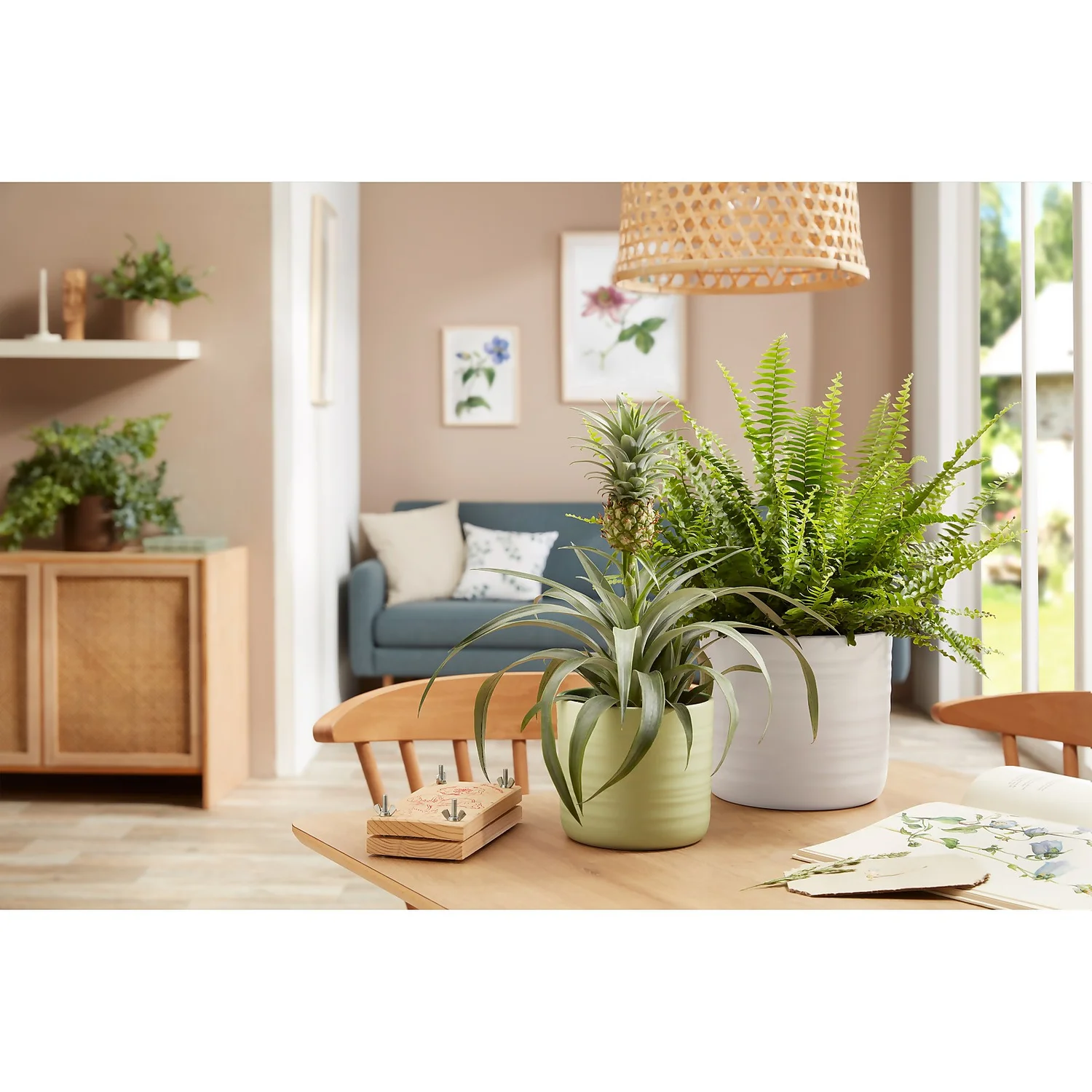 Scheurich Ripple White Indoor Pot - 12cm - Image 2