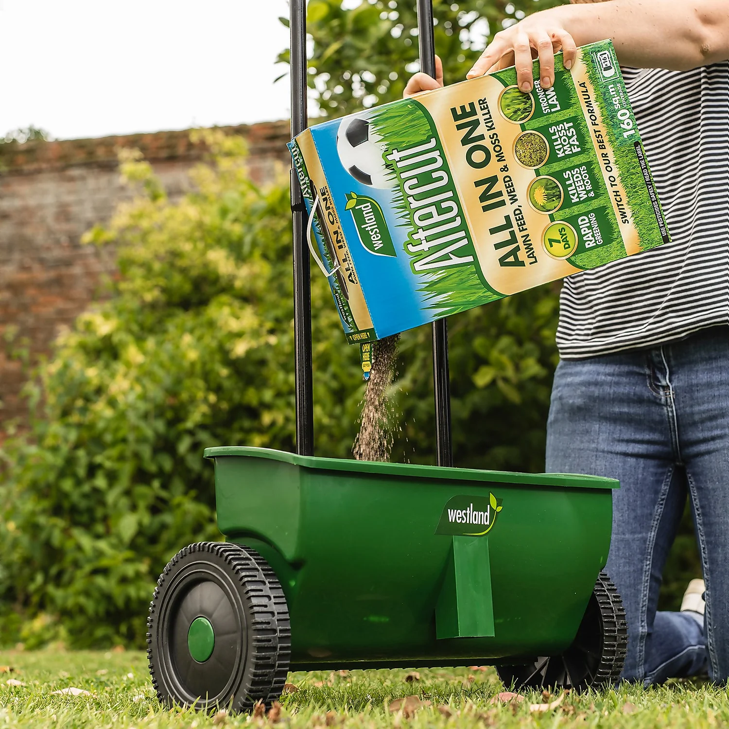 Aftercut All In One Lawn Feed, Weed & Moss Killer 160m2 Box - Image 2