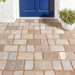 Stylish Stone Tumbled Cobble Set - 200 X 100mm Sycamore